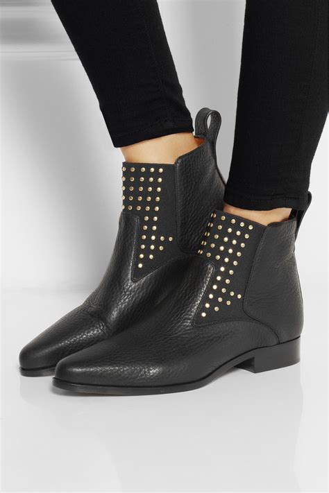 chloe boots gold|see by chloe studded boots.